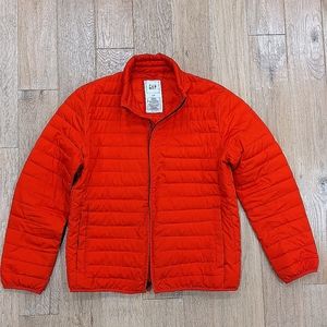 Gap Men's Orange Puffer Large Jacket